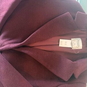 Abercrombie & Fitch Burgundy Wool Blazer – NWT – Size M